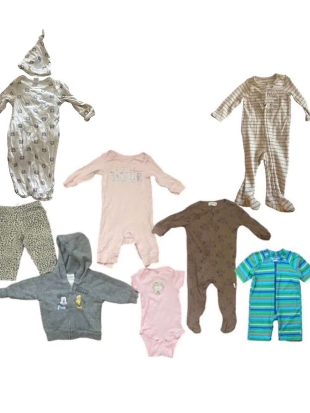 8 piece baby girl bundle size 6M